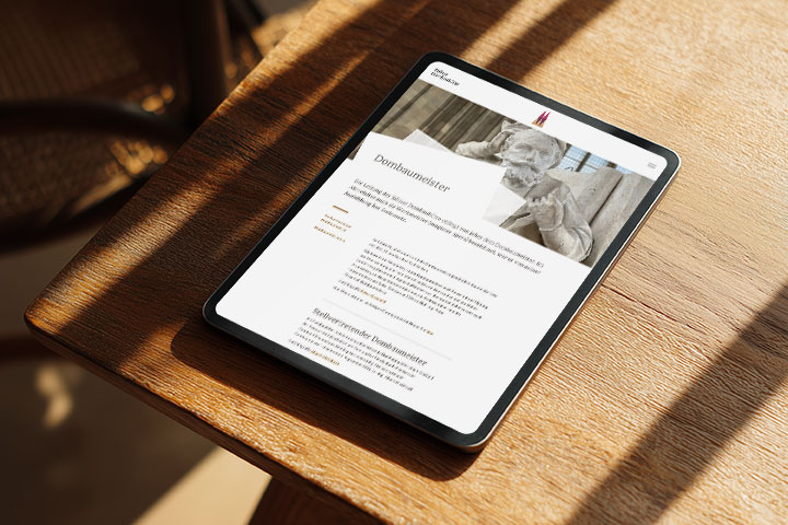 Website der Kölner Dombauhütte