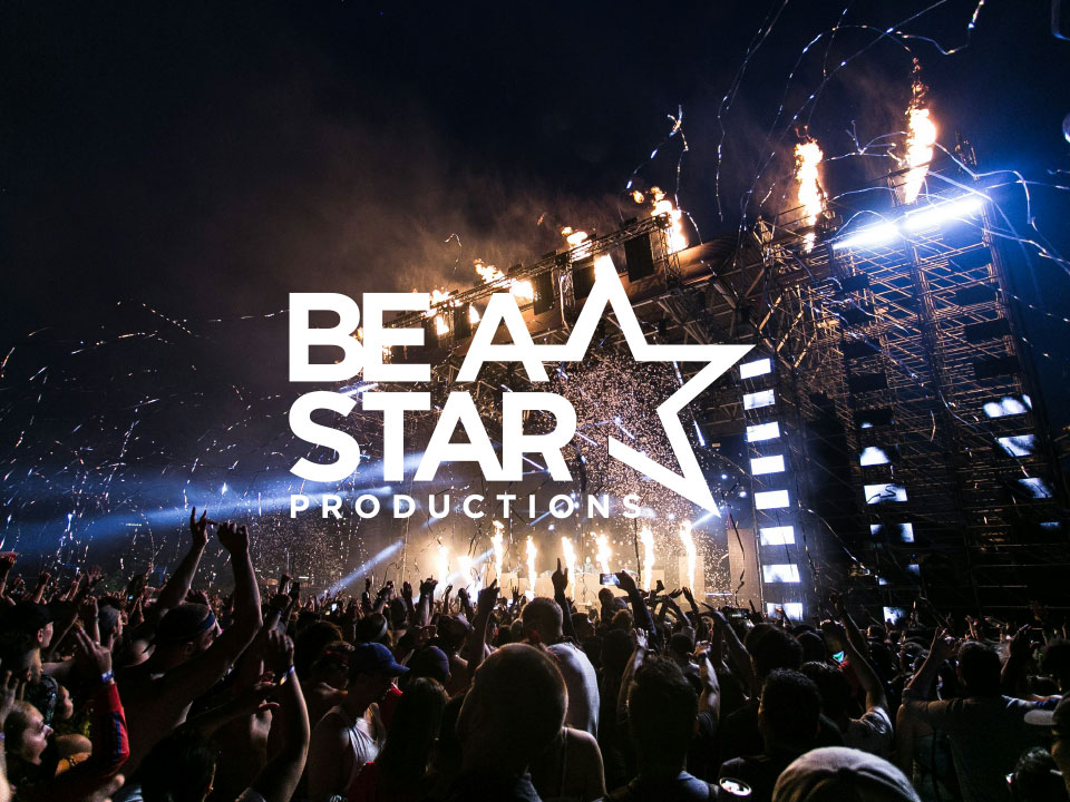 Visualisierung des neuen Logos von BE A STAR Productions